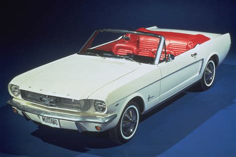 1964 Ford Mustang Convertible--White w/Red Interior