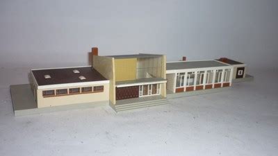 VOLLMER N gauge LARGE MODERN STATION - 1101 | #275983204
