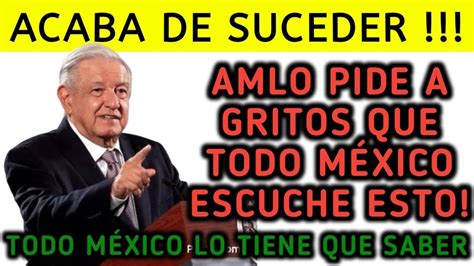 Escandalo Nacional Amlo Revienta Y Explica El Futuro De Vulcan Y Su