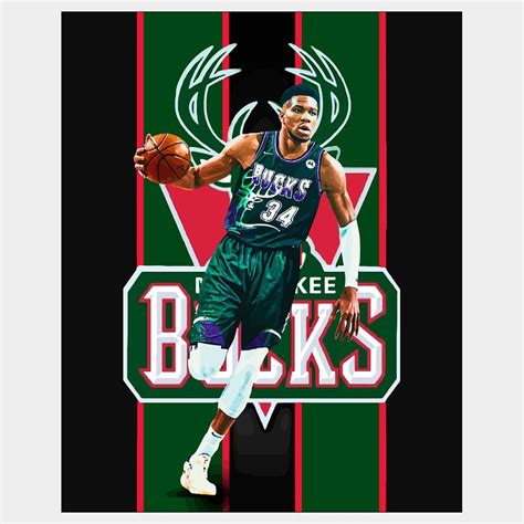 Giannis Antetokounmpo The Greek Freak Diy Sports Art