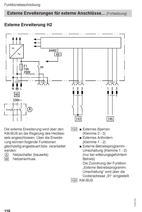 Externe Erweiterung H2 Viessmann VITODENS 222 W Serviceanleitung