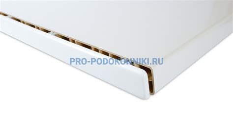 Подоконник Кристаллит белый матовый, коллекция Crystallit BASE | pro ...
