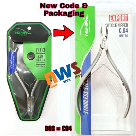 Jual NGHIA Cuticle Nipper C04 Original Gunting Kutikula Double