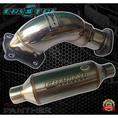 Jual DOWNPIPE DAN RESONATOR ISUZU PANTHER TURBO PANTHER NON TURBO