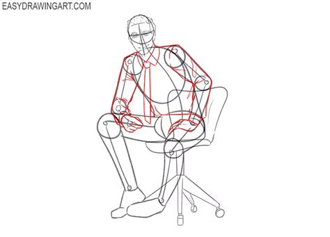 How to Draw a Sitting Person - Easy Drawing Art