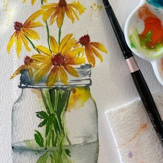 Kanchan Kaul Watercolor Art On Instagram I Find Loose Flowers Much