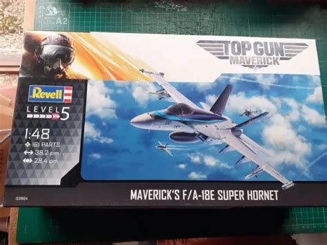 REVELL MAVERICK S F A 18E Super Hornet Top Gun 1 48 Complete Vgc