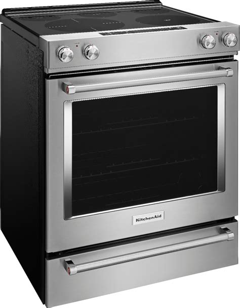 Kitchenaid 6 4 Cu Ft Slide In Electric Range With Self Cleaning