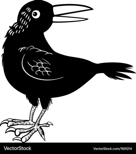 Flying Crow Coloring Pages