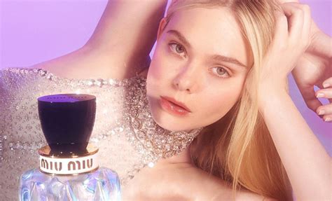 Elle Fanning Is The Face Of Miu Miu Twist Eau De Magnolia