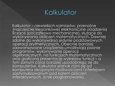 Ppt Przyk Ady Urz Dze Partych Na Technice Komputerowej Powerpoint