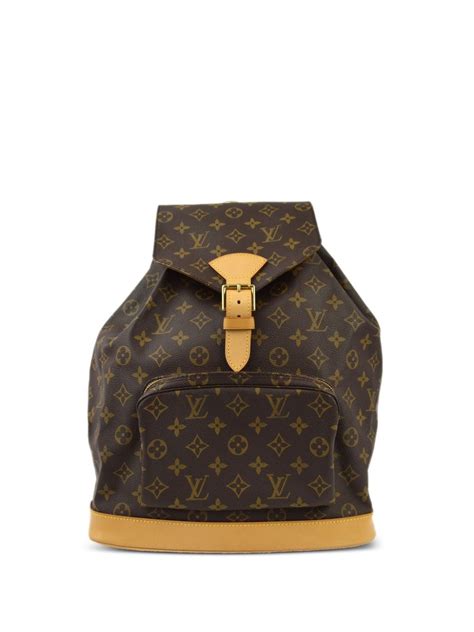 Louis Vuitton Pre Owned Montsouris Gm Backpack Farfetch