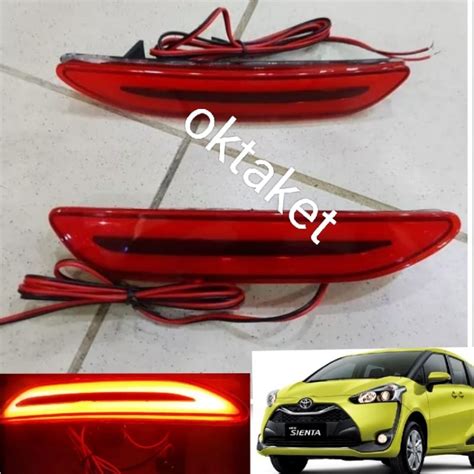 Jual Lampu Reflektor Belakang Toyota Sienta 2016 2020 2021 2023 Rear