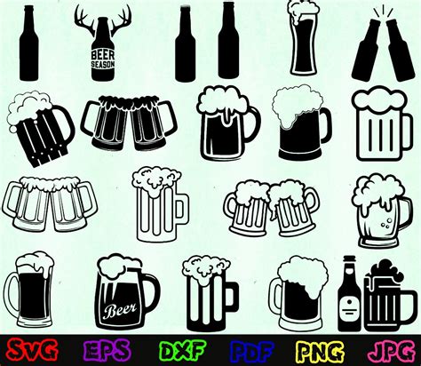 Beer Svg Beers Cheers Svg Cheers Svg Beer Mugs Svg Etsy