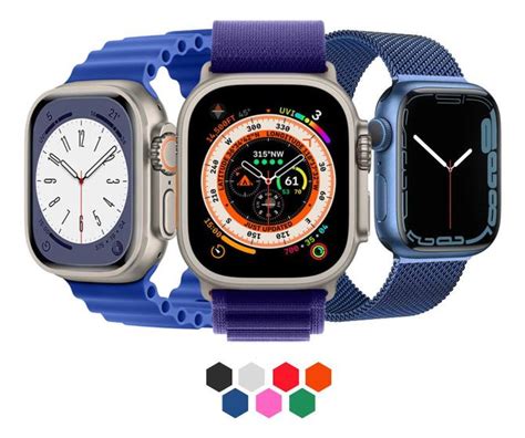 Pulseira Para Apple Watch Ultra Milanese Oceano Alpine 01Smart