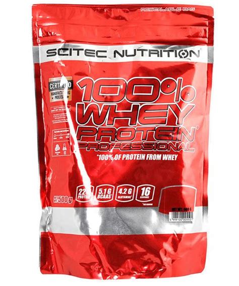 Сывороточный протеин 100 Whey Protein Professional Scitec Nutrition 500 г Ягодная ваниль