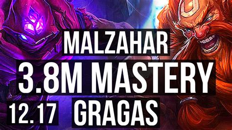 MALZAHAR Vs GRAGAS MID 3 8M Mastery 800 Games 10 3 14 Legendary