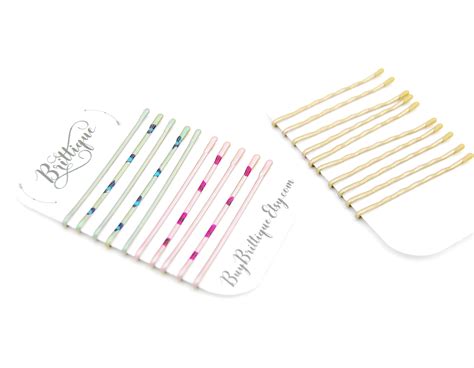 Decorative Bobby Pins Baby Blue Colored Bobby Pins Colorful Etsy