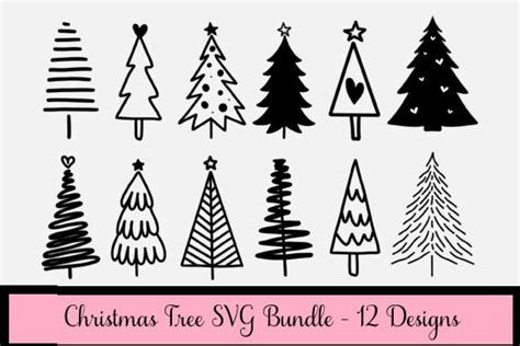 Christmas Tree Svg Bundle Etsy