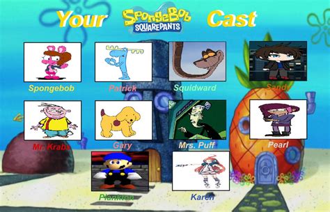 My Spongebob Cast By Alicia365armour On Deviantart