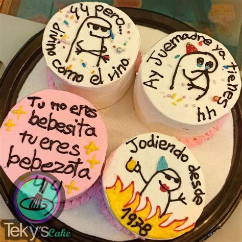 Tortas meme flork cumpleaños en 2024 Tortas Pasteles divertidos