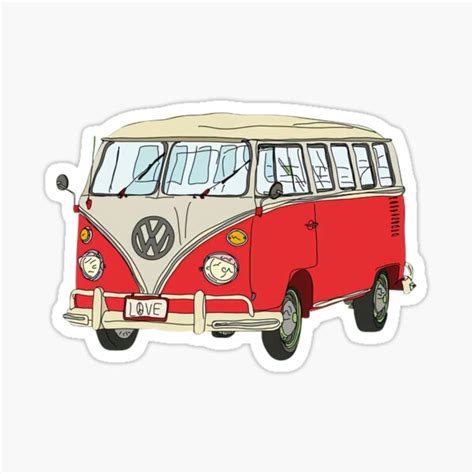 Bus Vw Stickers | Redbubble