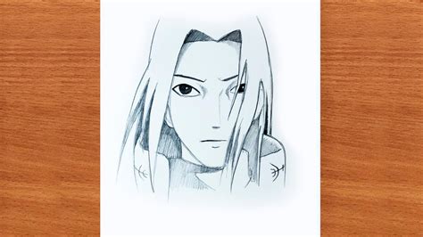 How To Draw Hashirama Senju Pencil Sketch For Beginners Drawing