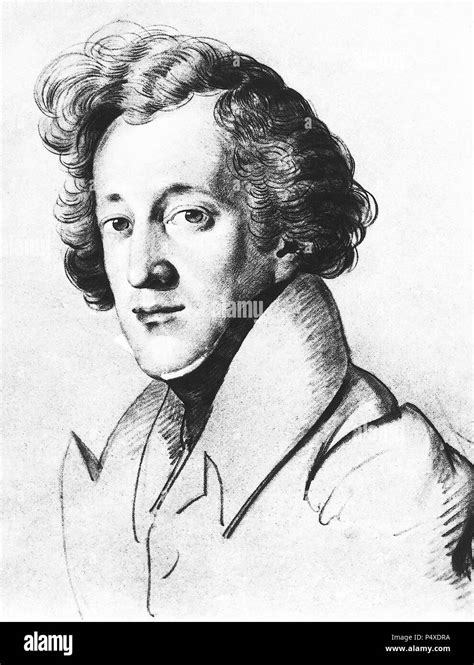 Portrait von jakob ludwig felix mendelssohn bartholdy Black and White ...