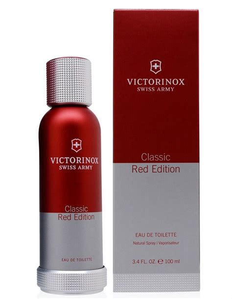 Swiss Army Classic Red Edition Victorinox 3 4 Oz 100 Ml Edt Men Cologne Ebay