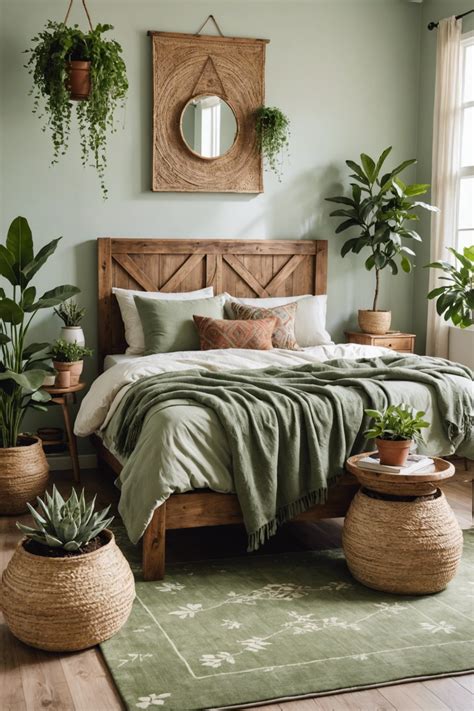 20 Sage Green Boho Style Bedroom Ideas That Rock Toolzview