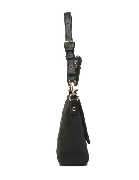 Bolso Guess Eco Gemma Negro Mediano Para Mujer