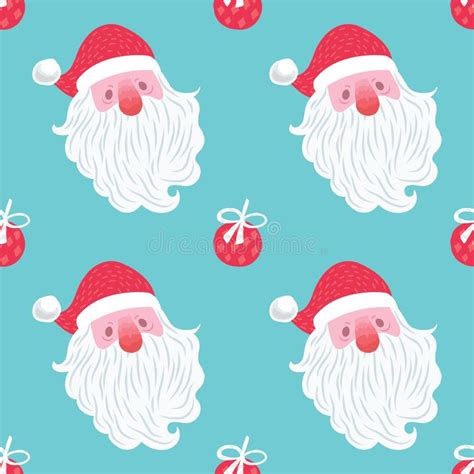Cute Chrismas Seamless Pattern Stock Vector Illustration Of Print