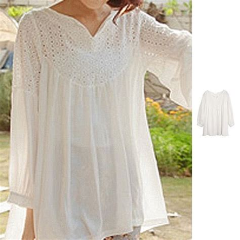 White Peasant Blouses For Women Peasant Women Ladies Boho White