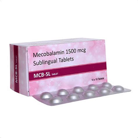 Mecobalamin 1500 Mcg Sublingual Tablets Dry Place at Best Price in ...