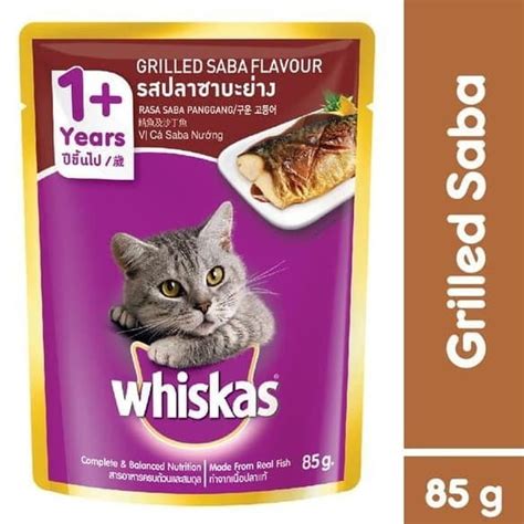 Jual Whiskas Grilled Saba Sachet 85g Shopee Indonesia