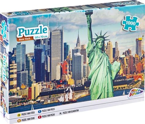 Puzzel 1000 Stukjes Voor Volwassenen New York Afmeting 50 X 70 CM