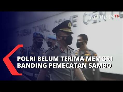 Hingga Saat Ini Polri Belum Terima Memori Banding Pemecatan Ferdy