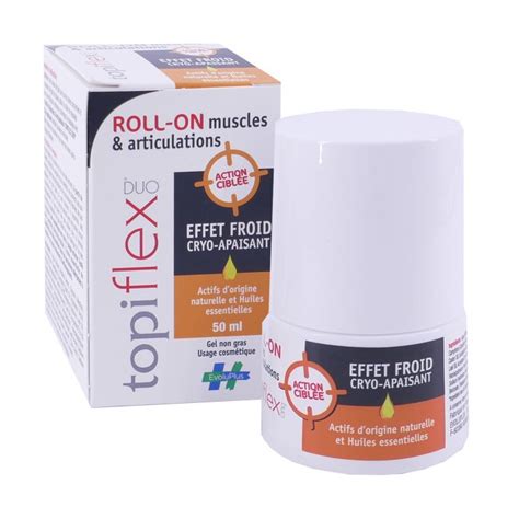 Roll On Muscles Et Articulations Topiflex Duo Evolupharm Effet Froid