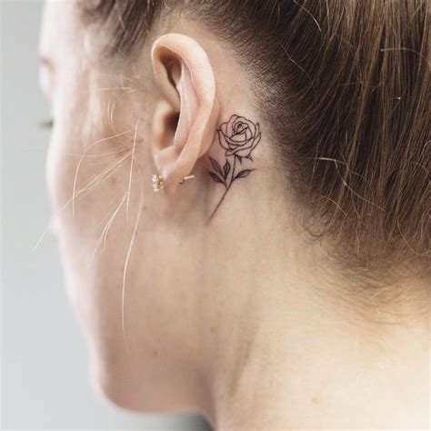 Flower Tattoo Behind Ear Meaning Best Flower Site