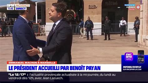 Emmanuel Macron à Marseille le chef de l État est arrivé à l hôtel de