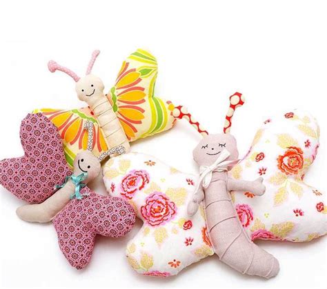 Butterfly Pattern Pdf Sewing Instructions Plush Toy Softie Etsy