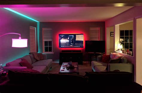 9 Gorgeous Philips Hue Light Set Ups - Hue Home Lighting