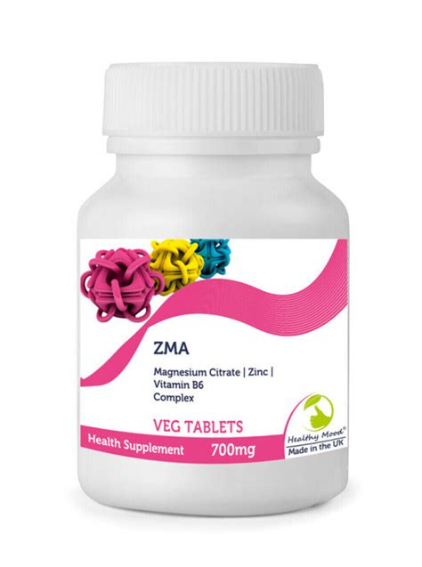 Zma Magnesium Citrate Zink Vitamin B Komplex Tabletten Pillen Ebay