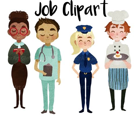 job clipart instant  career clip art costumes halloween