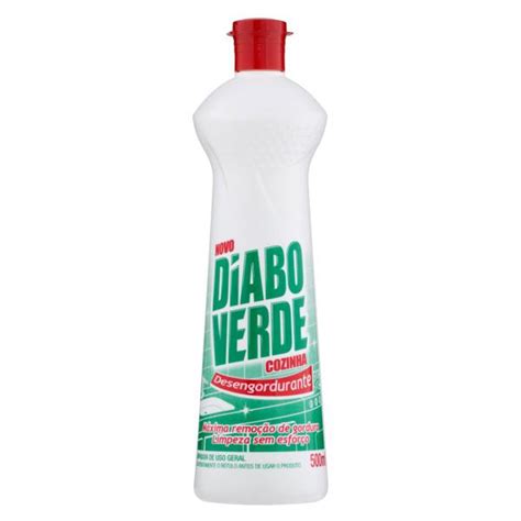 Limpador Desengordurante Cozinha Diabo Verde Frasco 500ml TaíMax Ji