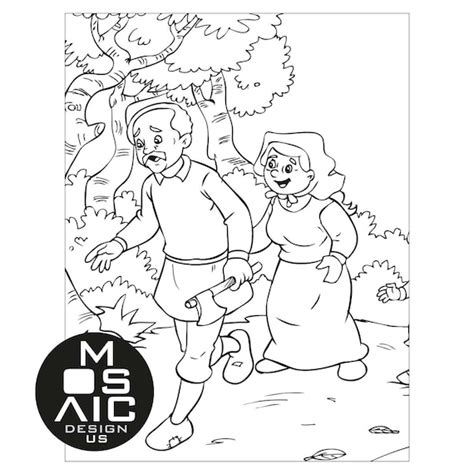 Hansel And Gretel Candy House Coloring Page