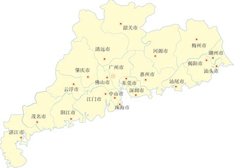 广东省 矢量地图 地图 其他元素免抠png图片壁纸