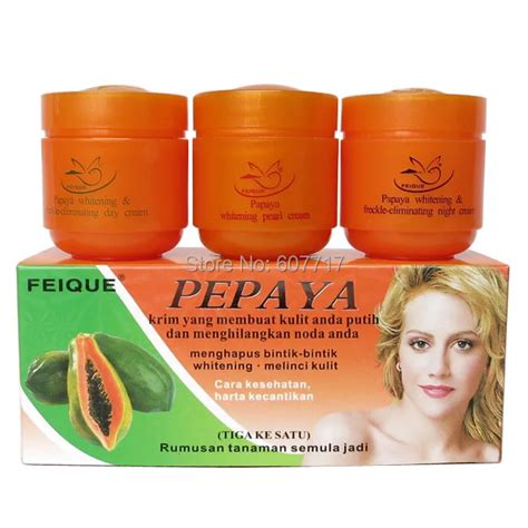 Feique Papaya Whitening Cream For Face Anti Freckle Day Cream Night