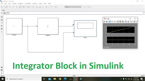 How To Use Integrator Block In Simulink Integrator Block In Simulink