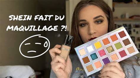 Je Teste Le Maquillage Shein Youtube